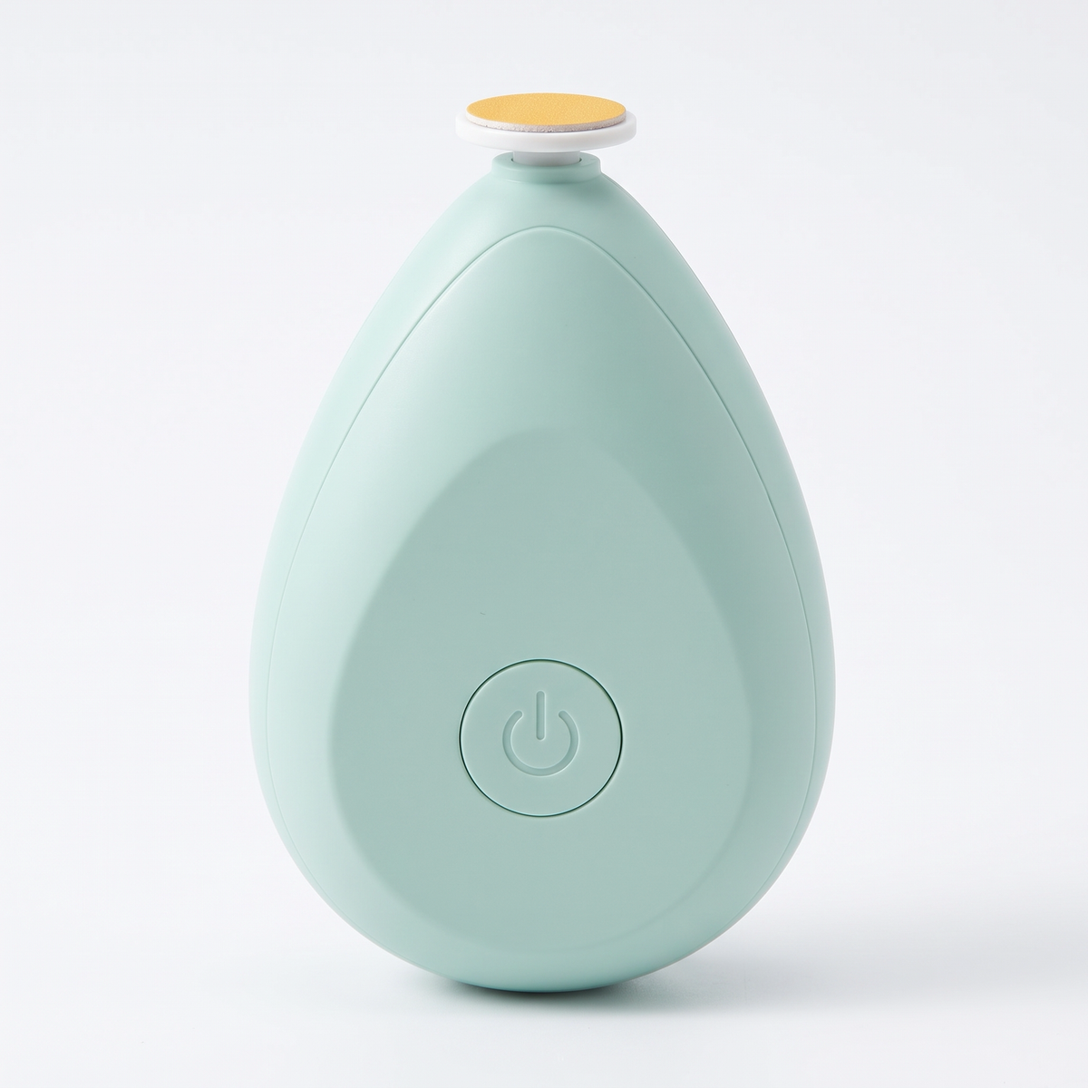 Baby nail trimmer front view with one-button control