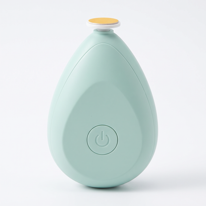 Baby nail trimmer front view with one-button control