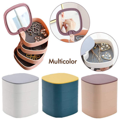Rotating jewellery box colours shown by the supplier
