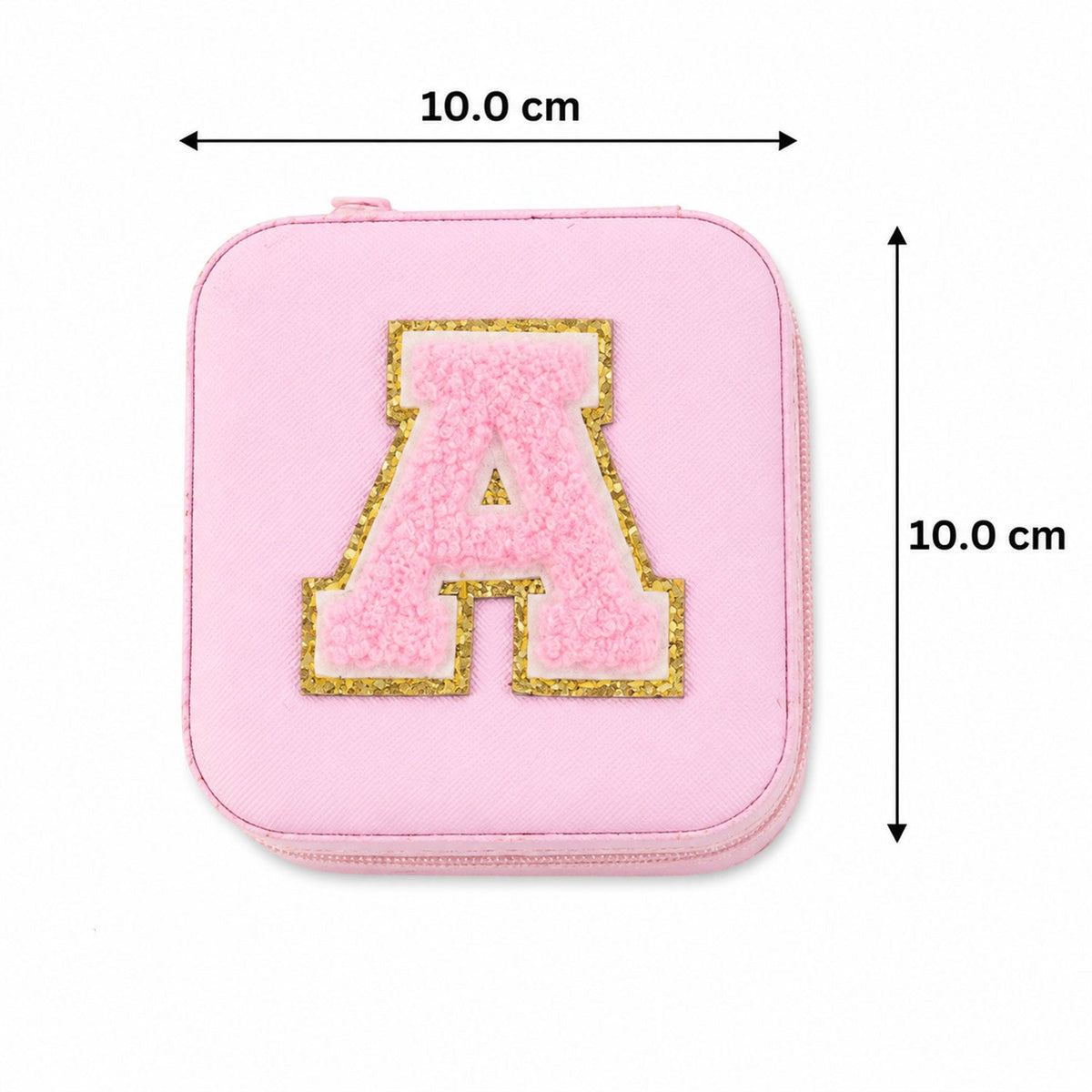 Travel jewellery box size: 10 x 10 cm